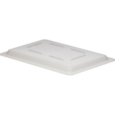 Couvercles plat - 45,7 x 30,5 cm - Blanc - Lot de 6 - Cambro