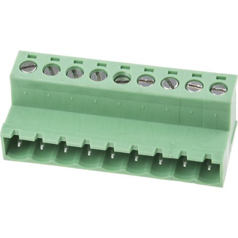 Bornier pour circuit imprimé RS PRO 9 contacts 1 rangée(s) pas de 5.08mm (1/2)
