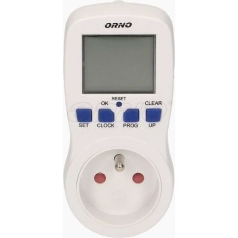 Programmateur Numerique - Minuterie Digitale 24 Heures - Fonction Compte a Rebours Et Heure Dete - Pour Prise Electrique - 1 Unite