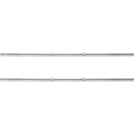 Rail de guidage linéaire -SBR20 - 1800 mm - 2 rails - 4 blocs SBR20UU (1/5)