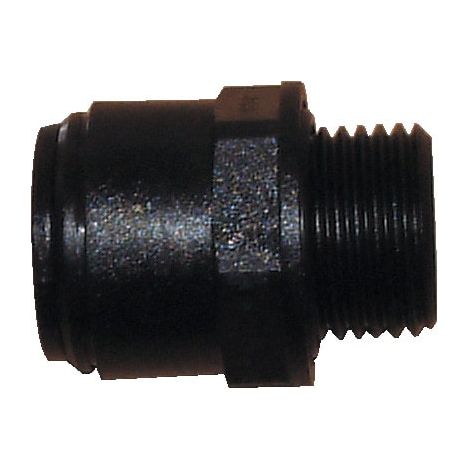 John Guest Speedfit Acetal Straight Adaptor - 15mm x 1/2 BSP