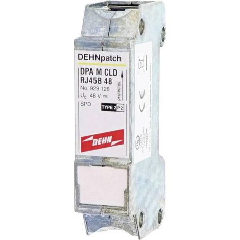 dehn DPA M CLD RJ45B 48 Protección contra sobretensiones transparente