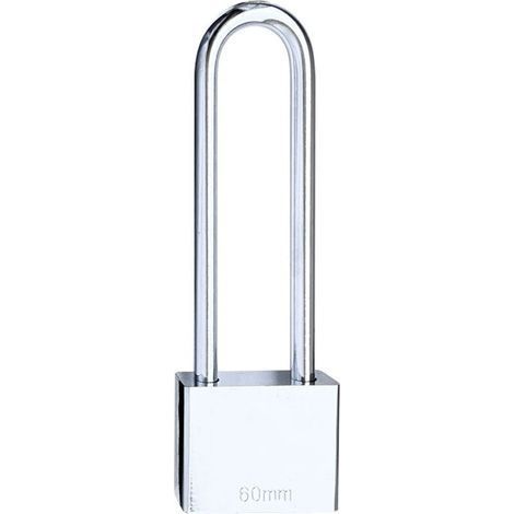 Cadenas à clé Cadenas Robuste à anse longue avec 4 clés, cadenas Sécurité Etanche Exterieur pour entrepôt, garage, jardin, Clôtures-30mm (1/5)