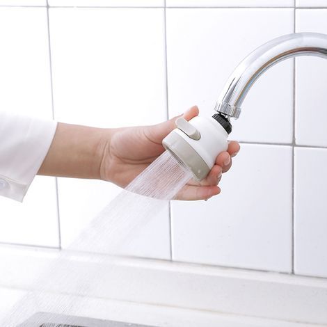 Mit 3 Stufen Duschkopf Küchenarmatur Wasserspar Handbrause Spültisch Wasserhahn Brause Strahlregler (1/4)