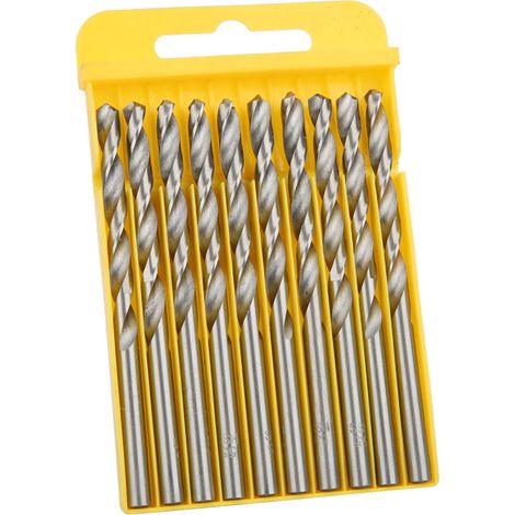 20 Forets à Bois en Spirale Acier Haute Résistance, Tige Droite 3 Pointes pour Perceuse Électrique, 5.5mm (1/5)