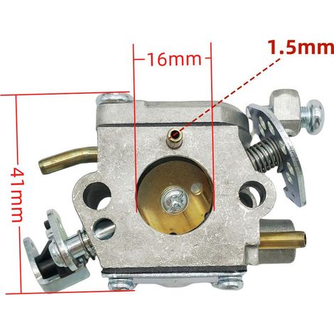 Carburateur 35cc 38cc 42cc 309362001 309362006 UT-10560 909-195 Ensemble papillon des gaz à mélange de carburant haute précision pour débroussailleuses - pièces de rechange d'origine