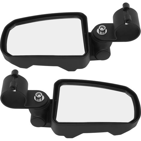 Retroviseur Conduite Accompagnée, Rétroviseur Conduite Accompagnée, 1 paire rétroviseur latéral 1,75 pouces pince Retroviseur Voiture Miroir D'Angle Mort Pour Rétroviseur pour UTV (1/5)