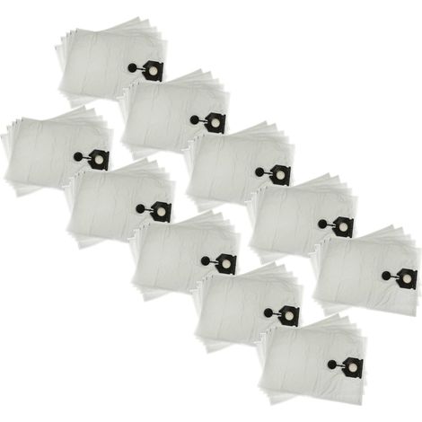 vhbw 50x sacchetto sostituisce Kärcher 2.889-154.0 per aspirapolvere - 64cm x 44,5cm Bianco (1/4)