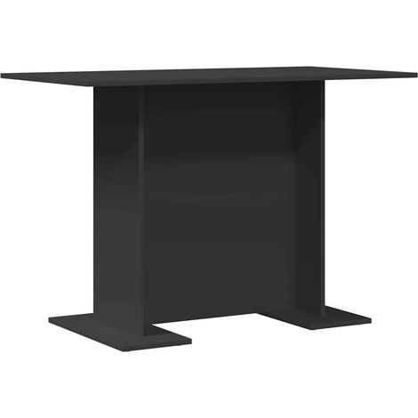 Maison Exclusive - Esstisch Schwarz 110 x 60 x 75 cm Holzwerkstof