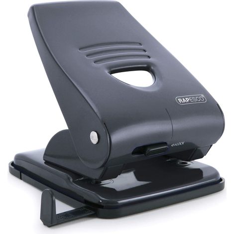 Rapesco PF800AB1 Perforatrice a 2 Fori 835, Capacità 40 Fogli, Nero (1/2)
