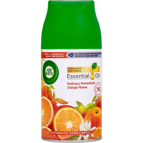 Recambio de aceite esencial Air Wick con aroma a flor de naranja, 250 ml