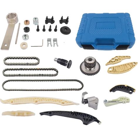 Zahnriemen-Werkzeugset, Hochfester Stahl, Abmessungen: 20 x 15 x 5 cm, Kompatibilität: Premium-Automodelle, Werkzeugtyp: Zahnriemen-Werkzeugset, (1/5)