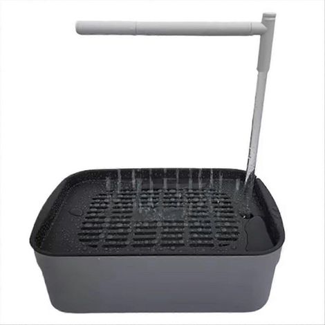 Baignoire pour perroquets et oiseaux, système de circulation d'eau automatique, douche et fontaine électriques USB pour animaux de compagnie (1/5)