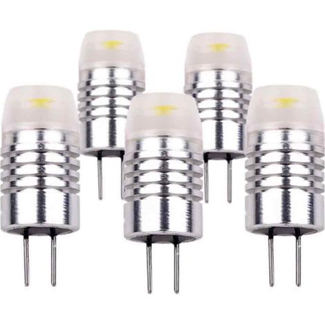 Ampoule Led G4 - 12V 1W Base Bi Pin - éclairage Spot Rv Et Jardin - Lot De 5 (1/5)