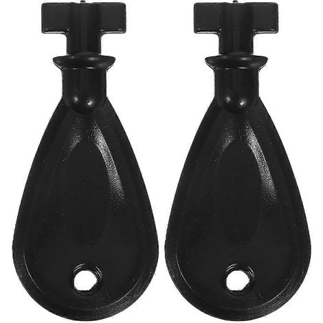 clés pour distributeur de papier essuie-tout, clé de rechange pour distributeur de papier essuie-tout-5.30X2.40X1.00CM-Black
