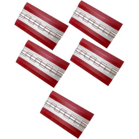 Lot de 5 charnières pliantes en acrylique auto-adhésives à colle forte double face (1/5)