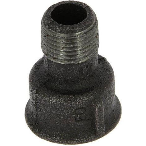 Manchon fonte noir réduit Femelle 1/2 Mâle 3/8