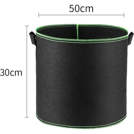sacs de culture - 59 L - Sac de culture pour plantes - Kit de survie - Cultivez vos propres légumes - 50 cm x 30 cm - Durable Femeo (1/5)