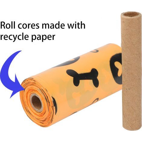 Sacs Chien Sacs A Déjections Canines, Lot de 21 rouleaux Chien à pour Chiens Recharge Biodégradables Sacs de merde, Extra Épais Étanches pour le Caca de Chien (1/5)