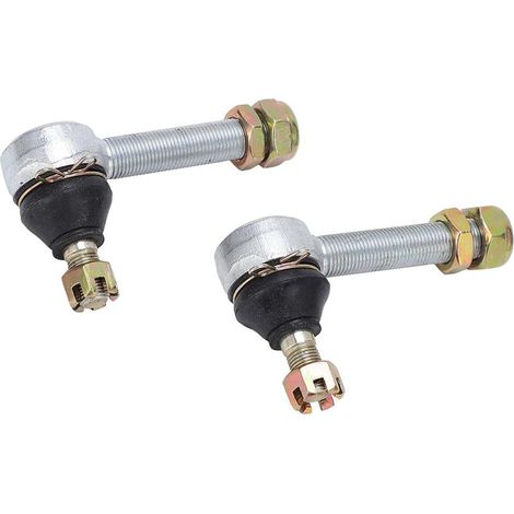 Rótula de dirección M12, 1 par de pernos de extremo de barra de acoplamiento de 12 mm y 16 mm (izquierdo y derecho) para quad, moto de cross, ATV, kart, ciclomotor y scooter de 150 cc y 250 cc. (1/5)