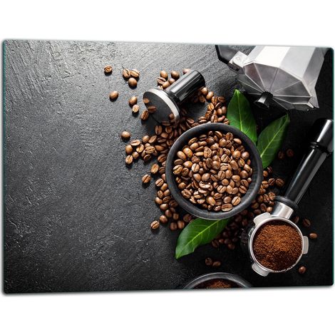 Tabla de cortar de vidrio de 52x40 cm para café (1/5)