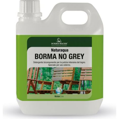 Smacchiatore Borma No Grey Lt1 all' acqua per il ripristino del colore del legno