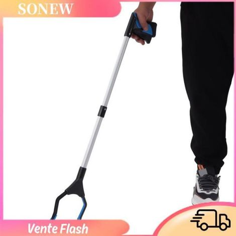 Sonew Grabber de déchets Pince à Ordures, Outil de Ramassage Léger et Portable Pliable pour le Camping, le Bureau, luminaire lit (1/5)