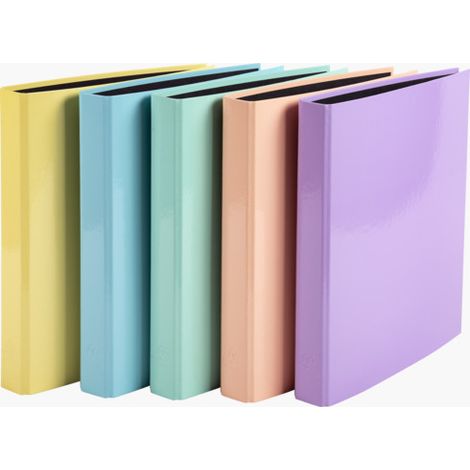 51560E carpeta Caja de cartón Azul, Coral, Verde, Mauve, Amarillo A4