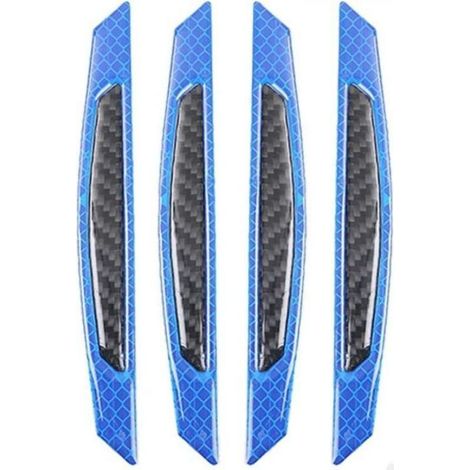 Set mit 4 Schutzleisten für Autotürkanten (blau) (1/4)