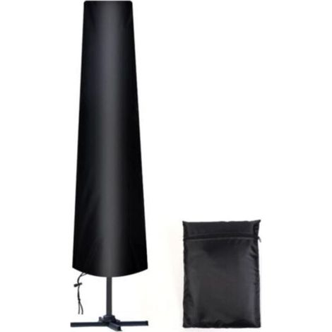 Housse Parasol Droit Ø 300 cm, 210D Oxford Housse de Protection pour Parasol avec Sac de Rangement, Résistant aux Intempéries, aux UV, à la Neige (1/5)