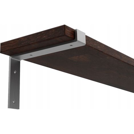 Staffa per mensola in acciaio inox con maniglia a soppalco, supporto da 30 cm (1/4)