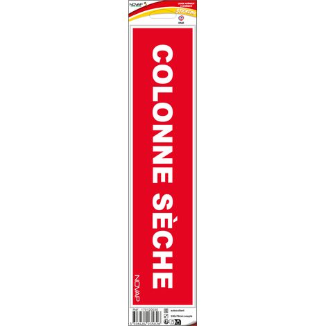 Panneau Colonne sèche - Vinyle adhésif 330x75mm - 4035826
