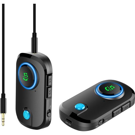 Émetteur/récepteur Bluetooth sans fil mains libres AUX (1/5)