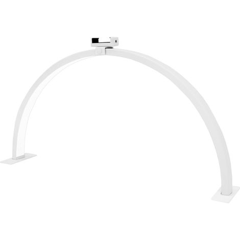 Lámpara de Mesa de Media luna LED 50 W  Regulable 3000-6000K  3 colores  Soporte teléfono  Cierres gancho y buclé y Almohadillas de espuma para fijar  Manicura, Pestañas, Uñas, Tatuajes, Estética