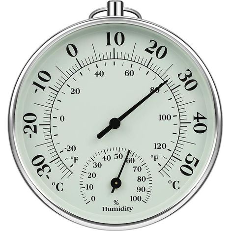 Thermomètre hygromètre d'intérieur 10 cm, haute précision, mesure de température et d'humidité pour chambre et salon (1/5)