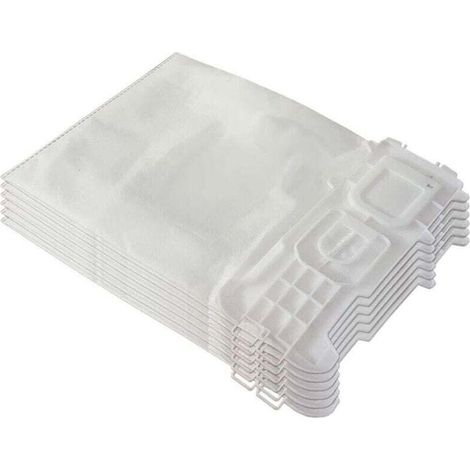 6 sacchetti per aspirapolvere premium Folletto Vorwerk Kobold VK 135, 136, VK135, VK136 con speciale microfibra e chiusura igienica - Accessori Crezuo-Crezuo