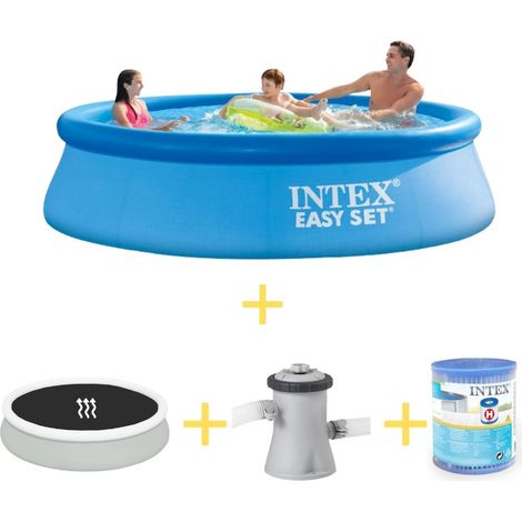 Intex Piscine Easy Set Ronde - 366x76 cm - 4-pièces S21300 (1/4)