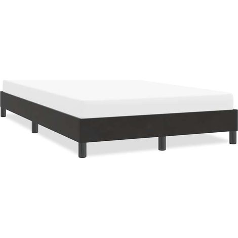 Bettgestell ohne Matratze Schwarz 120x210 cm Samt