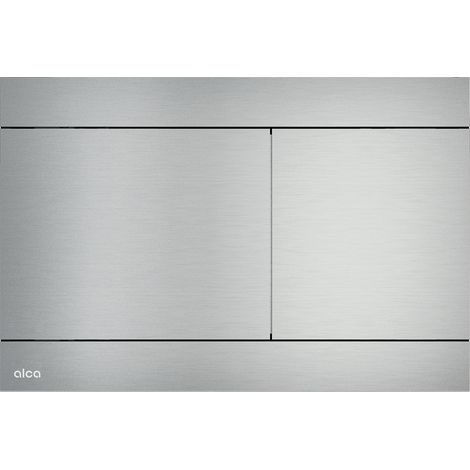 Alca Flat - Betätigungsplatte, Edelstahl halbmatt FUN-INOX (1/3)