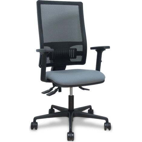 Bormate asincro Stuhl schwarz Netz schwarz Sitz bali grau Sitz 2D Armlehnen Rollen 65mm (1/5)