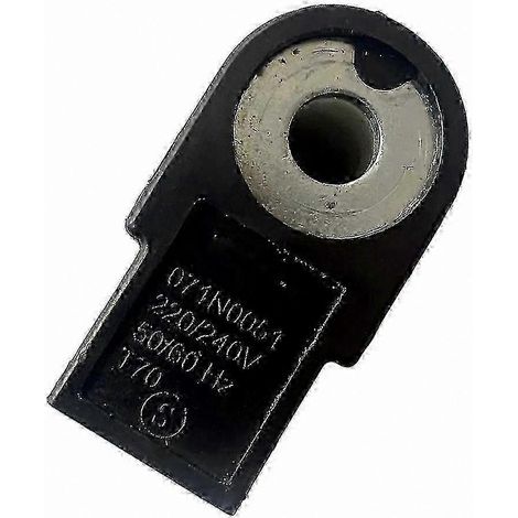 Bobine de solénoïde compatible avec les pompes à carburant, 240 V 50/60 Hz, en métal noir, référence 071N0051 (1/5)