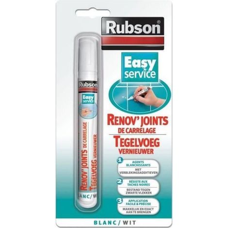 Stylo Pour Joints De Carrelage - Blanc - 7 Ml - Réparation Et Rénovation De Joints - 1 Pièce (1/5)