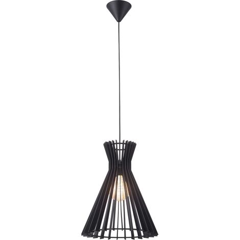 Suspension Groa Nordlux Noir Ø34cm E27 (1/5)
