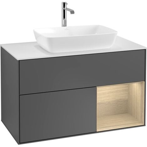 Villeroy & Boch F781PCGK Meuble sous-lavabo Finion F78 (1/2)