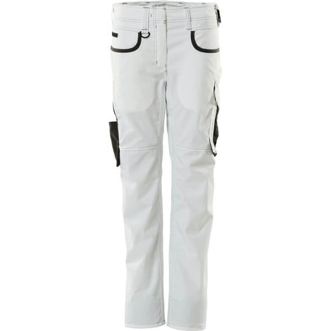 Mascot Hose UNIQUE Damen PEARL 18688 Gr. 76C56 weiß/dunkelanthrazit