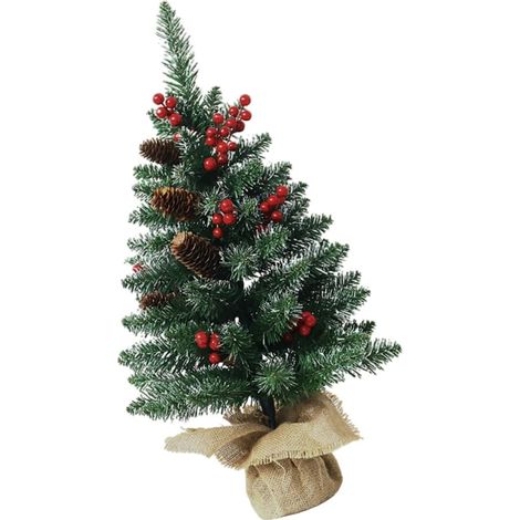 Ornement De Noël Baies Rouges Et Cône De Pin Décoration De Sapin De Noël pour Centre De Table Et Décoration Intérieure pour Fêtes Et Anniversaires (1/5)
