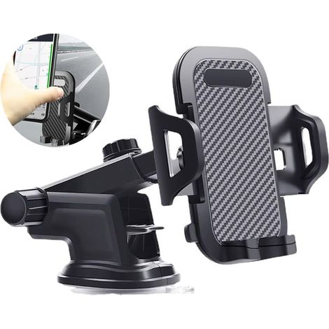 Support Téléphone Voiture Portable Ventouse Navigation Compatible Tous Modèles Téléphone Portable,ferme (1/5)