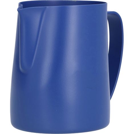 Milchkaraffe aus Edelstahl für Latte Art, 600 ml Milchaufschäumbecher mit tropffreiem Ausgießer, Profiküche. (1/5)