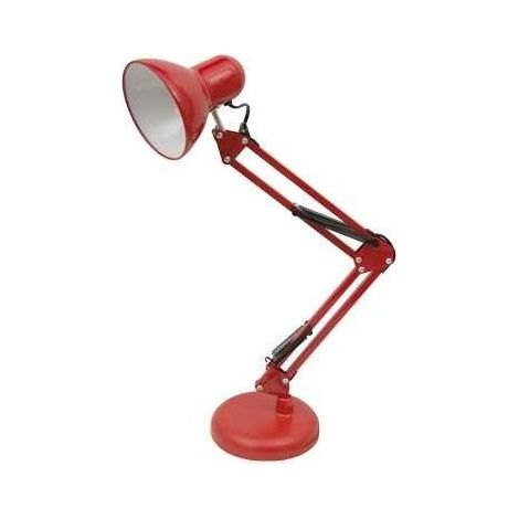 Antigona lampe à poser articulée 1xe27 l.15xw.12,5xh.reg.cm rouge