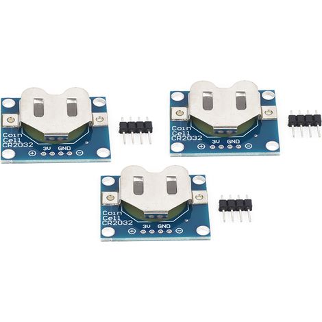 3 Stück Knopfzellen-Montageplatinen, elektrische Halterungsmodule für 20-mm-CR2032-Knopfzellen (1/5)
